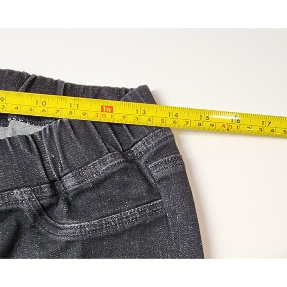 EILEEN FISHER Black Denim Skinny Jeans With Elastic Waistband - Picture 9 of 13